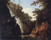 William Hodges A Waterfaill in Tahiti oil painting